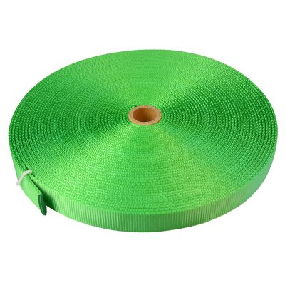 SEPEAK 1 inch Nylon Tubular Webbing, 20kN/4500 lbs, Heavy Duty Climbing Strap for Rescue, Outdoor Climbing, Firefighting, Rigging, Ziplining, Anchoring,Hanging,1pc,Green,20 Yard