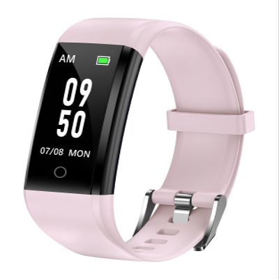 GRV No Bluetooth Pedometer Watch Fitness Tracker No Phone Needed, Step Counter Calories/Sleep Tracker for Walking Running for Men Women Waterproof (Pink)