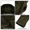Bellnorth Men's Fleece Cargo Sweatpants Running Casual Jogger M-5XL Big and Tall Size(Olive,M) view 4