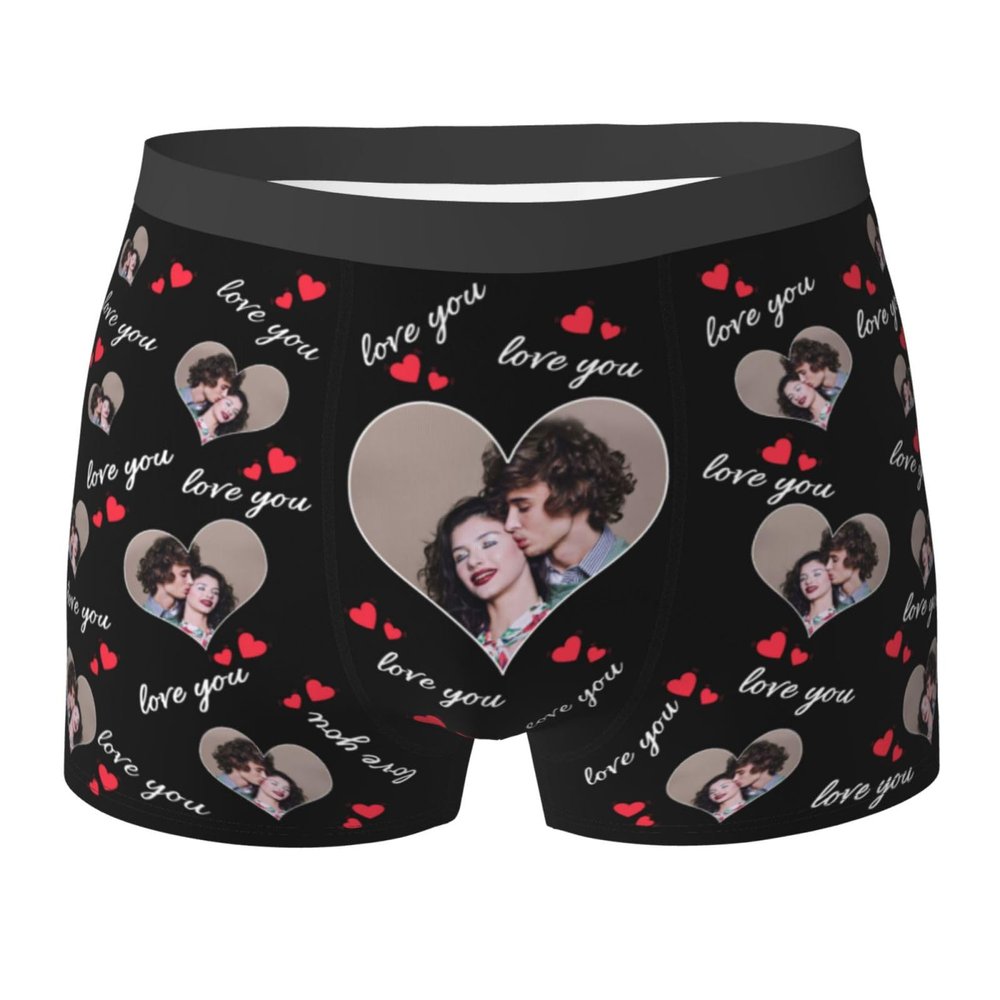 Custom Boxers for Men With Face - Funny Personalized Gifts for Christmas Birthday M-0.00026