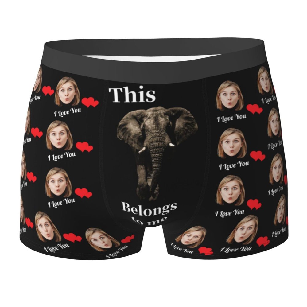 Custom Boxers with Face on Them Funny Boxers for Men Gifts for Valentine's Day Birthday Personalized Boxers Gifts M-0.00029