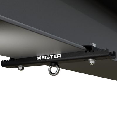 Meister - Boxing MMA Clamp Suspension Bracket, Suspension Straps and Ceiling Accessories, Black, 9.5"-14"