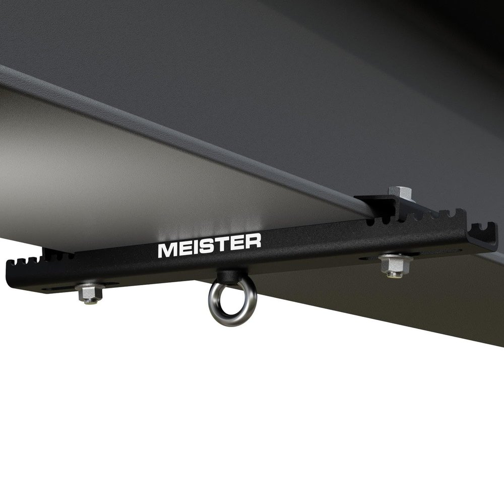Meister - Boxing MMA Clamp Suspension Bracket, Suspension Straps and Ceiling Accessories, Black, 9.5"-14"
