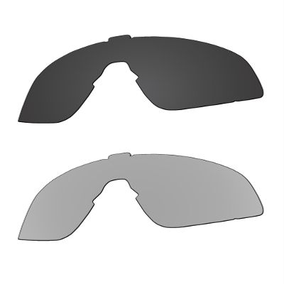 EZReplace Lenses Replacement for Oakley Latch Panel OO9404 Sunglass (Polarized Lenses) - Fits Oakley Latch Panel Frame (Carbon Black+Metal Silver)