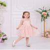 ABEHIK Baby Girls 1st Birthday Outfit Toddler Kids Bowknot Flower Spaghetti Straps Tulle Tutu Princess Dress Pageant Holiday Cake Smash Photoshoot Wedding Guest Party Dress Pink 12-18M view 2
