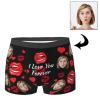 Customized Boxers for Men Elephant Trunk Underwear for Men Birthday Gift Ideas Custom Underwear for Boyfriend L-0.00018 view 2