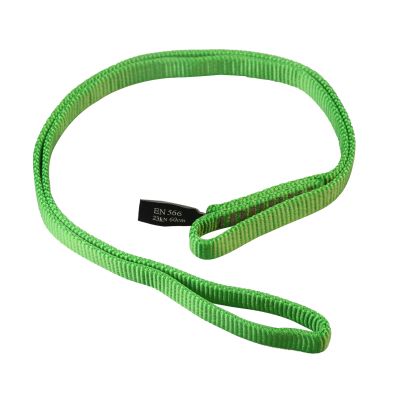 S.E.PEAK 16mm Nylon Strap Runner, 23KN/5171 lbs, EN566 Rock Tubular Webbing for Tree Work, Positioning,Rigging, Ziplining, Anchoring,Hanging,Stretching,1pc,24inch,Green