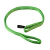 S.E.PEAK 16mm Nylon Strap Runner, 23KN/5171 lbs, EN566 Rock Tubular Webbing for Tree Work, Positioning,Rigging, Ziplining, Anchoring,Hanging,Stretching,1pc,24inch,Green view 1