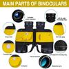 Portable Monocular 10 x 50 Binoculars for Adults, Powerful Binoculars for Bird Watching, with Internal Rangefinder & Compass for Distance and Size Calculation for Travel Sightseeing view 2