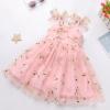 ABEHIK Baby Girls 1st Birthday Outfit Toddler Kids Bowknot Sequin Spaghetti Straps Tulle Tutu Princess Dress Floral Cake Smash Photoshoot Wedding Guest Party Dress Pink 2-3Y view 4