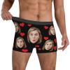 Boxers for Men Gifts for Christmas Birthday Custom Boxers with Face on Them Funny Personalized Boxers for Men Gifts M-0.0006 view 3