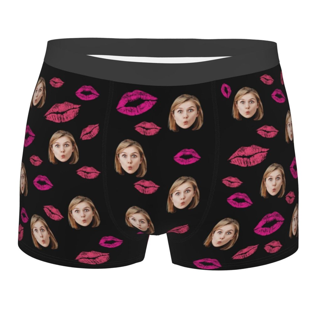 Custom Boxers with Face on Them Custom Underwear for Boyfriend Christmas Birthday Gift Ideas Personalized Boxers for Men Funny Boxers S-0.00033