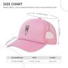 Animal Cartoon on a Stick Baseball Cap Women Men Mesh Back Hat Adjustable Trucker Hats Sun Hat view 4