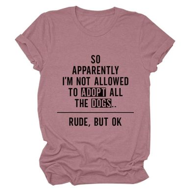 Dog Lover Mom Tshirt, Mama T-Shirt Women's Printed T-Shirt Short Sleeve Causal Crewneck Top Trendy