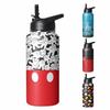 Cute Cartoon Tumbler with Top Handle and Straw Lid Gift for Boys Girls Water Bottle Travel Kettle Cup for Car Cold and Hot Stainless Steel Double Wall Insulated Mug (palm, 32oz) view 1