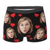 NineFit Basics Customized Boxers for Men Gifts for Birthday for Boyfriend Unique Custom Boxers with Face on Them Personalized Underwear XL-0.0006, X-Large, Style-6 view 1