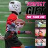 AIGEVTURE Youth Football Gloves Wide Receiver Best Gifts Kids Flag Football Receiving Gloves Boys Girls Pink Medium view 3