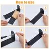 SUPERFINDINGS 2 Sets Surfboard Wall Rack Surfboard Mount Display Carbon Steel Ski Storage Rack Black Ski Wall Mount Display Snowboard Storage Decorative Snowboard Mount Snowboard Shelf Brackets view 3