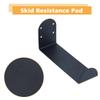 SUPERFINDINGS 2 Sets Surfboard Wall Rack Surfboard Mount Display Carbon Steel Ski Storage Rack Black Ski Wall Mount Display Snowboard Storage Decorative Snowboard Mount Snowboard Shelf Brackets view 4