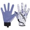 AIGEVTURE Youth Football Gloves Wide Receiver Best Gifts Kids Flag Football Receiving Gloves Boys Girls Blue X-Small view 1