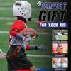AIGEVTURE Youth Football Gloves Wide Receiver Best Gifts Kids Flag Football Receiving Gloves Boys Girls Blue X-Small view 2