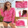 WOWENY Women Rash Guard Sleeveless Swim Shirts UPF 50 Sun Protection Swimsuit Top Bathing Suit No Bottom(A-Pink | Retro Print, X-Small) view 4