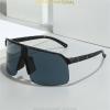 willochra 2PCS Sports Cycling Sunglasses for Women Men Outdoor Running Shades Flat Top Shades Large Goggle Sun Glasses F25 (2pcs-black&yellow) view 3