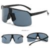 willochra 2PCS Sports Cycling Sunglasses for Women Men Outdoor Running Shades Flat Top Shades Large Goggle Sun Glasses F25 (2pcs-black&yellow) view 4