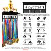 Goutoports Personalized Medal Hanger Display Rack for Awards and Trophies - Custom Metal Holder for Your Multiple Sports Race Medals - Easy to Install Basketball Medal Display Holder Ribbons Hanger view 3