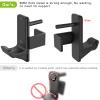 Kipika Safety Spotter Arms and J-Hooks for 2" x 2" Power Racks with 5/8" or 1" Hole - Heavy Duty Barbell Holders and Catches with Rubber Pads - Power Rack Attachments for Squat, Bench Press and More view 3