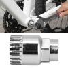Gavigain Bike Wrench, Bike Bicycle Pedal Wrench Bike Bottom Bracket Remover Tool Cone Wrenches for Bicycle for Efficient Repair of Road and Mountain Bikes view 3