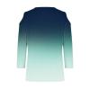 3/4 Length Sleeve Womens Tops Sexy Off The Shoulder Tops for Women Summer V Neck T-Shirt Solid Color/Graphic Tees 2025 Casual Clothes Business Dressy Top Trendy Going Out Shirts Boho Fashion Cute view 4