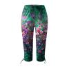 Leggings for Women 2024 Capri Pants Leggings Fitness Tights Workout Print Gym Capri Trousers 3/4 Length Cropped Pants view 3