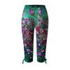 Leggings for Women 2024 Capri Pants Leggings Fitness Tights Workout Print Gym Capri Trousers 3/4 Length Cropped Pants view 4