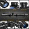 CVLIFE 4-16x44 Scope Red and Green Illuminated Scope with Locking Turret Sunshade and 11mm Mount Included view 2