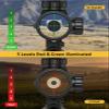 CVLIFE 4-16x44 Scope Red and Green Illuminated Scope with Locking Turret Sunshade and 11mm Mount Included view 4