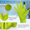 Unigear Running Gloves, Touch Screen Anti-Slip Lightweight Gloves Liners for Cycling Biking Sporting Driving for Men Women (ChartreuseMedium) view 4
