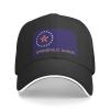 Flag of Springfield, Illinois Baseball Cap Women Men Hat Adjustable Outdoor Baseball Caps Sun Hat Black view 2