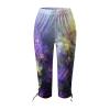 Leggings for Women 2024 Capri Pants Leggings Fitness Tights Workout Print Gym Capri Trousers 3/4 Length Cropped Pants view 3