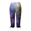 Leggings for Women 2024 Capri Pants Leggings Fitness Tights Workout Print Gym Capri Trousers 3/4 Length Cropped Pants view 4