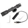 AWETHE Tactical M622V Weapon Flashlight with Strobe Mode & Remote Pressure Switch Pad & QD Flashlight Mount, 500 Lumens LED Light for Outdoor Hunting, Fit 20mm Picatinny Rail Mount, Black