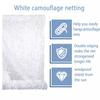 HSPLXYT Camo Netting, Camouflage Net, Military Hunting Mesh Nets, Double-Layer, 150D, White, Various Sizes, for Decoration, Camouflage and Sun Shading(Size:200x300cm/6.6x9.8ft) view 2