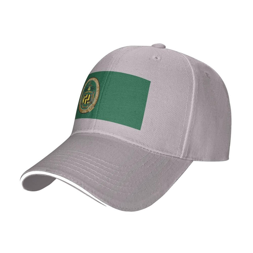 Flag of Caroline County, Maryland Baseball Cap Women Men Hat Adjustable Outdoor Baseball Caps Sun Hat Gray