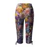 Leggings for Women 2024 Capri Pants Leggings Fitness Tights Workout Print Gym Capri Trousers 3/4 Length Cropped Pants view 4