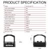 SPINA OPTICS Gun Sights 3 MOA Green Dot Sight Reflex Sights Compatible for Picatinny Rail,Not Red Dot Sight,with Transparent Lens Protection Cover view 3