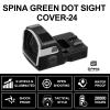 SPINA OPTICS Gun Sights 3 MOA Green Dot Sight Reflex Sights Compatible for Picatinny Rail,Not Red Dot Sight,with Transparent Lens Protection Cover view 4