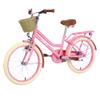 BALINGE 20" Inch Girls Cruiser Bike Single-Speed Hybrid City Bicycle for Youth Over 7 Years Old with Wicker Basket & Rear RackKids Cycle BikesLightweight, Hand Brake&Pedal BrakeLight Pink view 3