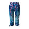 Leggings for Women 2024 Capri Pants Leggings Fitness Tights Workout Print Gym Capri Trousers 3/4 Length Cropped Pants view 4