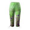 Leggings for Women 2024 Capri Pants Leggings Fitness Tights Workout Print Gym Capri Trousers 3/4 Length Cropped Pants view 4