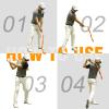 MELE LINKS Golf Swing Tempo Rope Beginner Training Accessories Warm-up Exercise Assistance Golf Swing Trainer (Green) view 4
